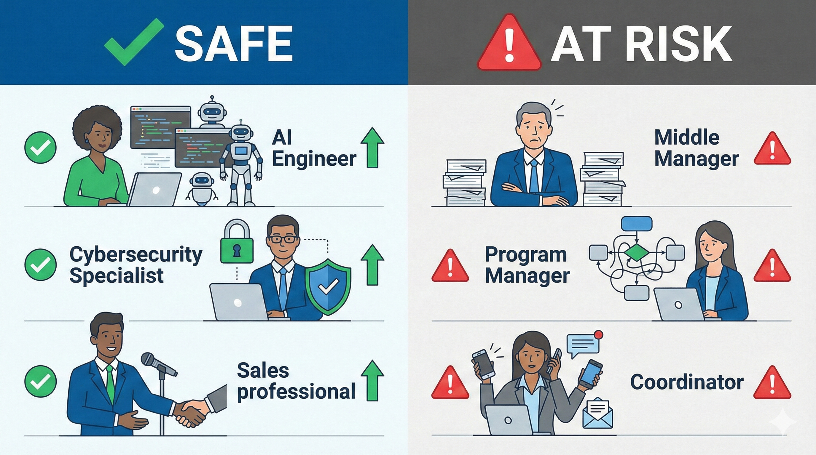 Safe vs At-Risk Roles