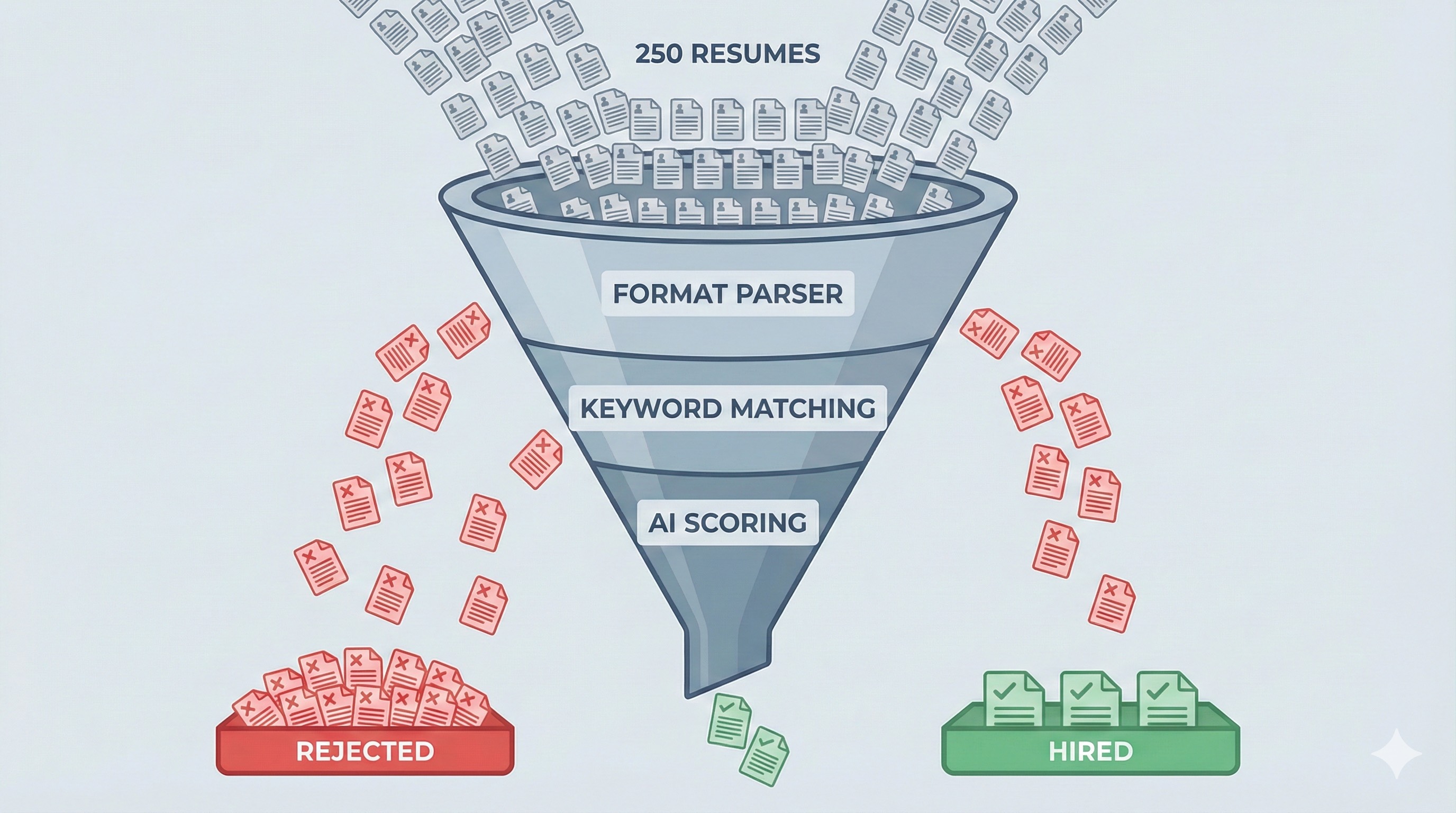 Generic resume being filtered out by an ATS system